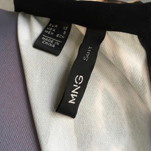 MNG Leopard Long Sleeve Sheath Dress -Size S - Picture 9 of 12